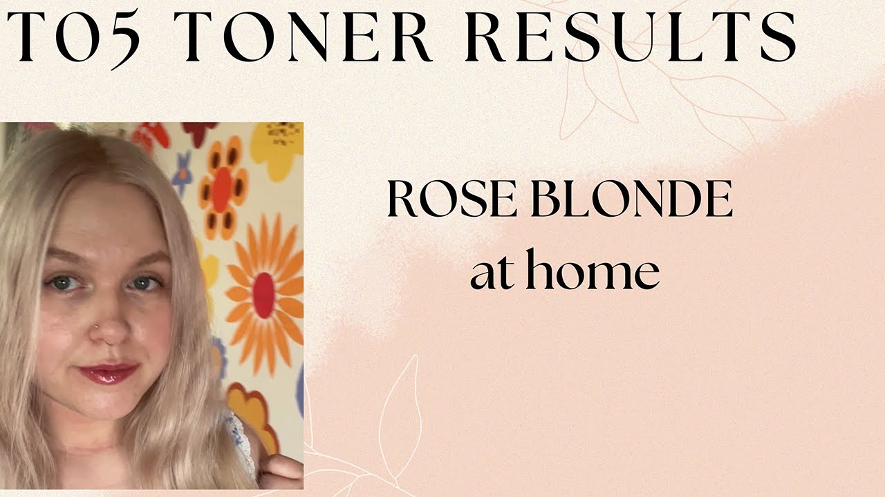 Wella T05 Pale Rose Blonde Toner Review | Pink-Toned Blonde at Home
