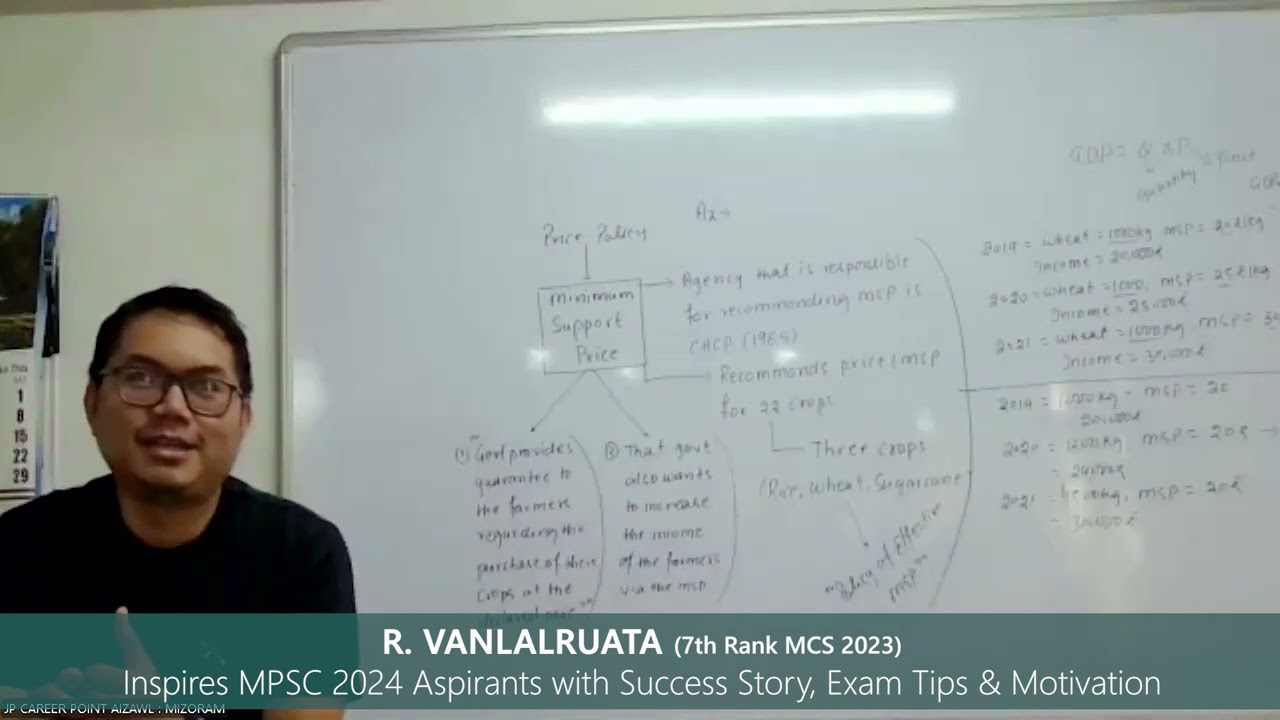 R VANLALRUATA Inspire MPSC Aspirants with success story, exam tips and motivation