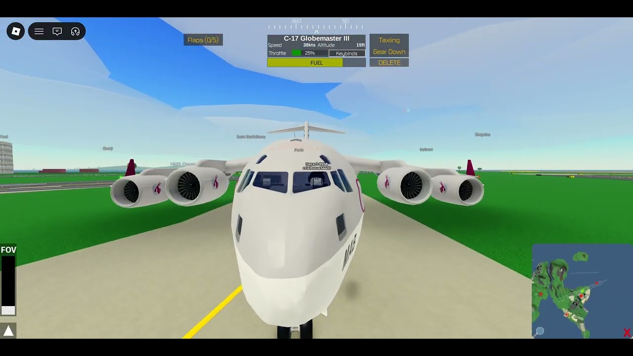 Aterrizando avión en ptfs