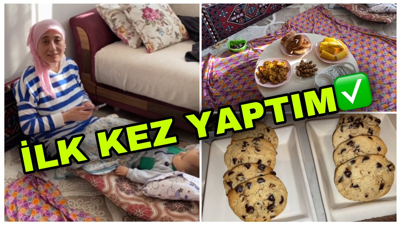 ÇAT KAPI MİSAFİRE 20 DK NELER HAZIRLADIM❌STARBUCKS KURABİYE YAPTIM🍪VE DAHA NELER NELER ❗️