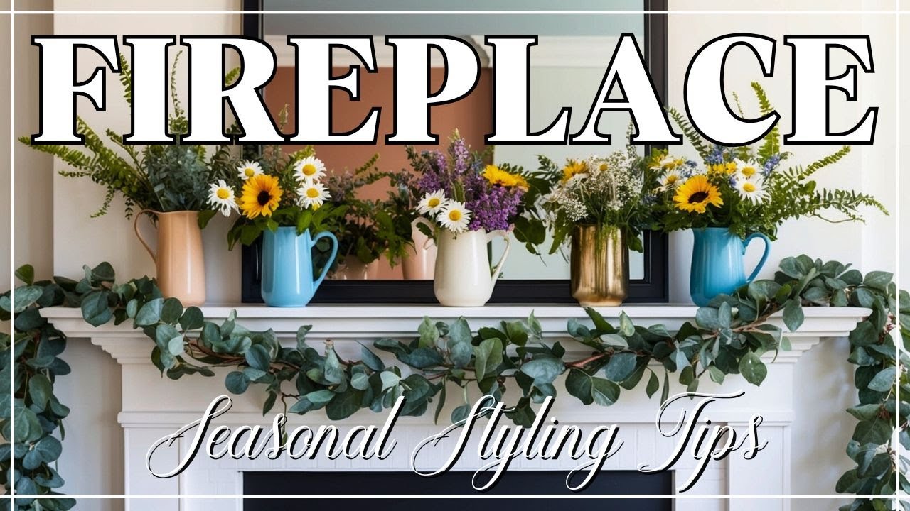 Best Summer Fireplace Mantel Decor Ideas | Seasonal Styling Tips for a Fresh Look