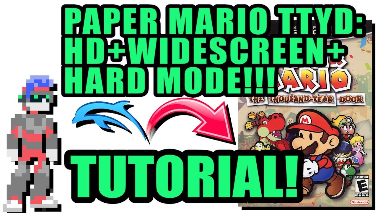 Dolphin Emulator Tutorial - Paper Mario: The TTYD - Widescreen + HD + Hard Mode!!!