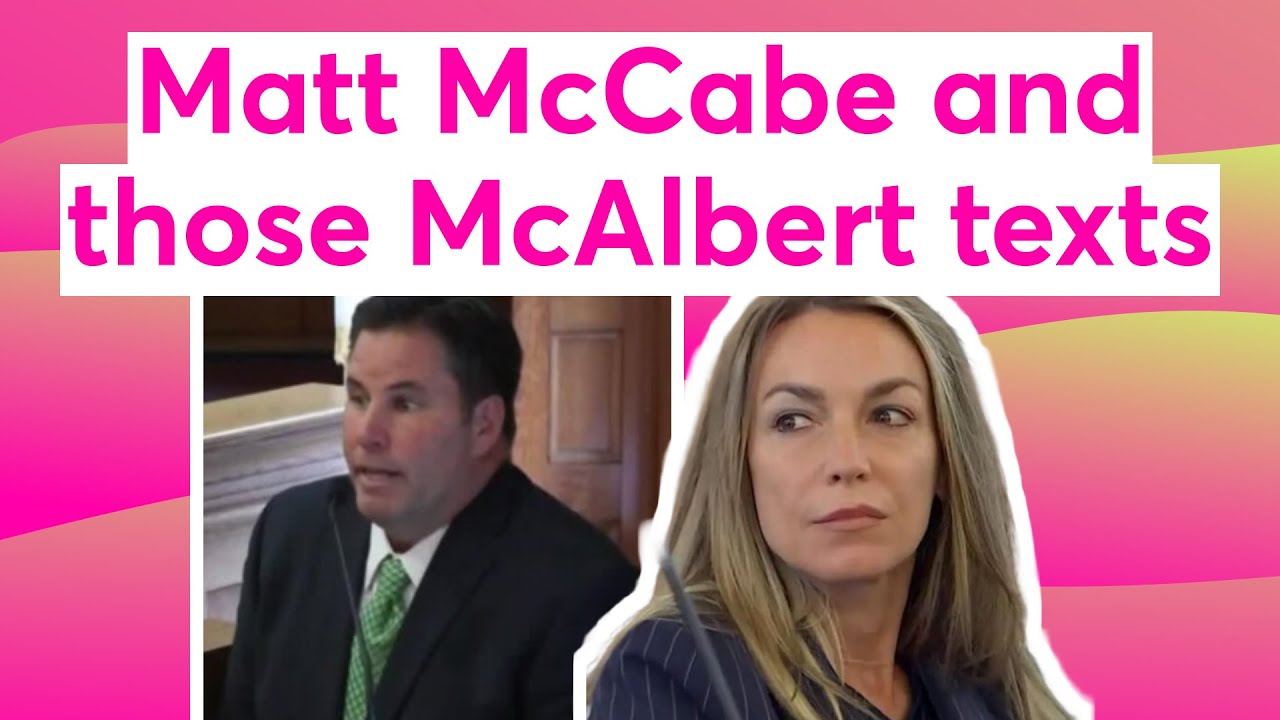 Matt McCabe and those McAlbert texts