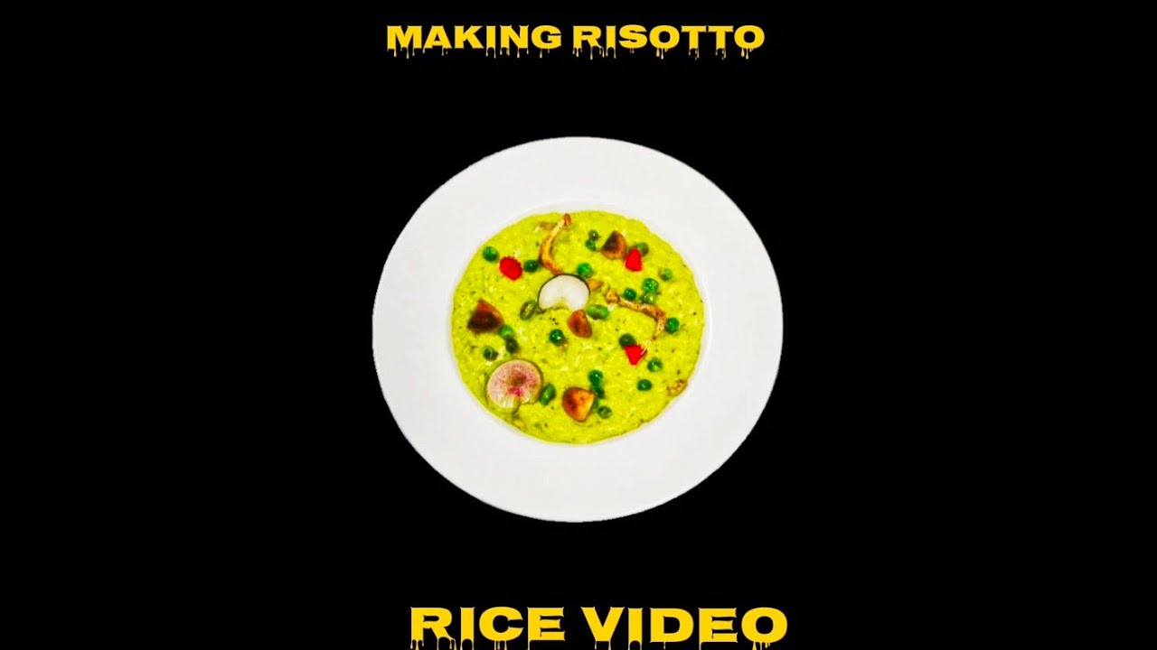Risotto Rice recipe chef easy video Green Peace and EDAMAME mushroom Risotto #cooking #rice #recipe 