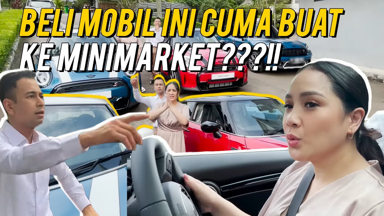 RAFFI GELENG KEPALA!!! NAGITA BELI MOBIL CUMA BUAT JAJAN KE MINIMARKET SAMA CIPUNG&RAFATHAR