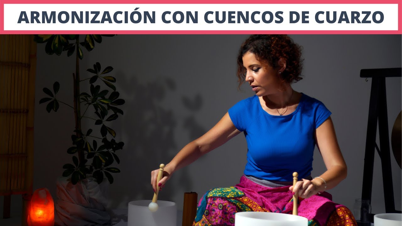 Armonización de Voz y Cuencos de Cuarzo y Tibetanos - Relajación 👼 Frecuencia Angelical  ✔️