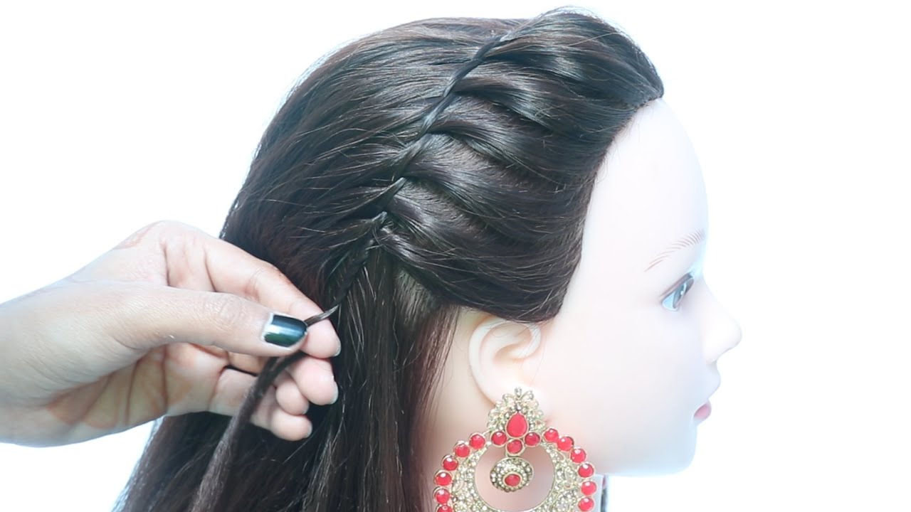 4 unique open hairstyle for wedding | easy hairstyle | new hairstyle | hairstyle for gown