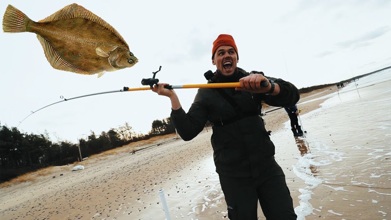 Fishing Flounder Fish / Bušu Cope (ENG)