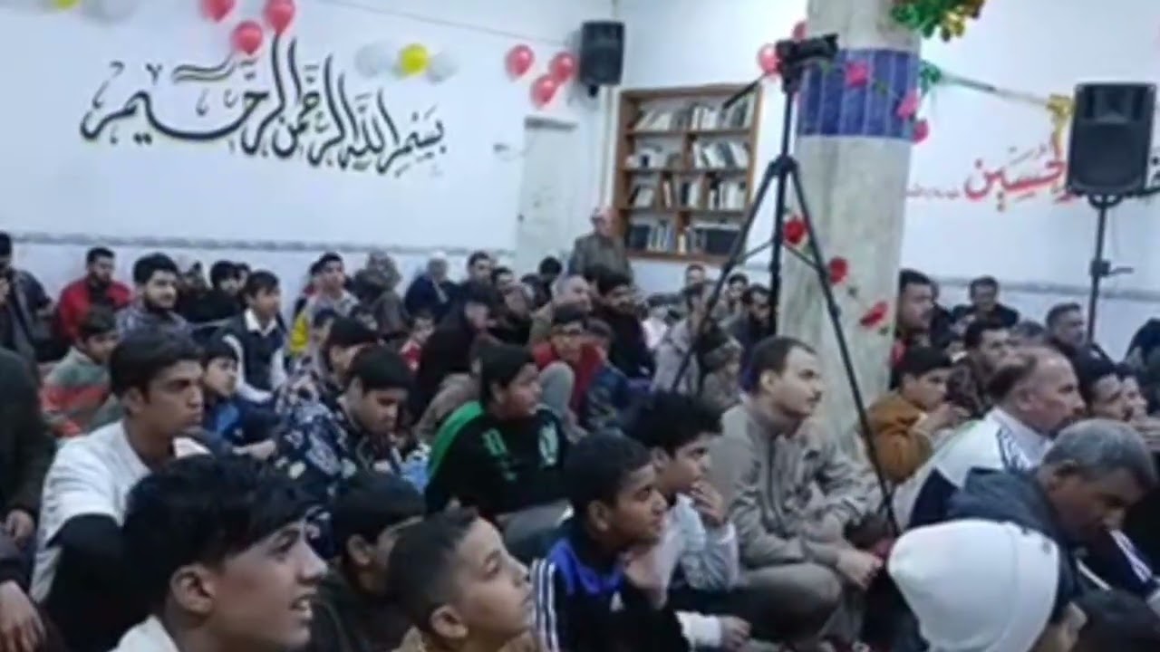 الشاعرابوحسين السركودي محفل شبيهة فاطمة رقية ع السلام حسينية سيدالشهداء كوت حي الجهاد١٧شعبان ١٤٤٧