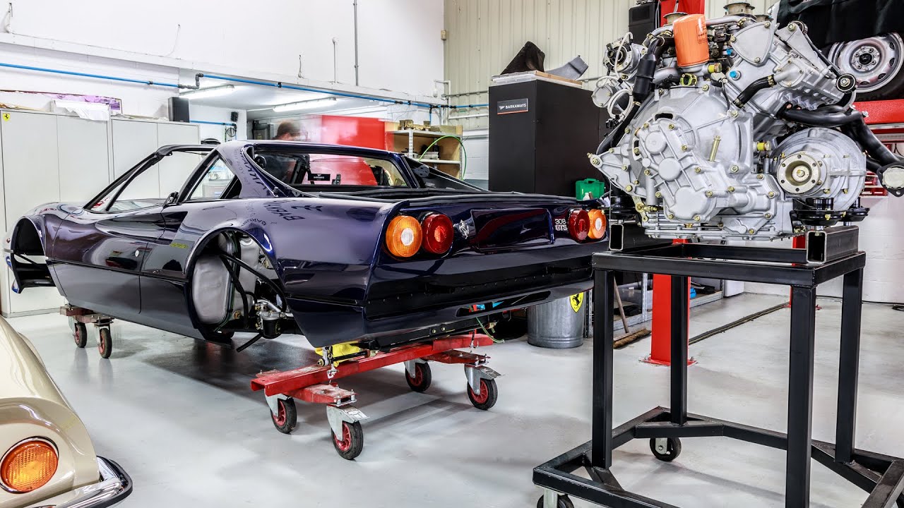 Ferrari 308 - Реставрация, часть 28. Установка и запуск двигателя!