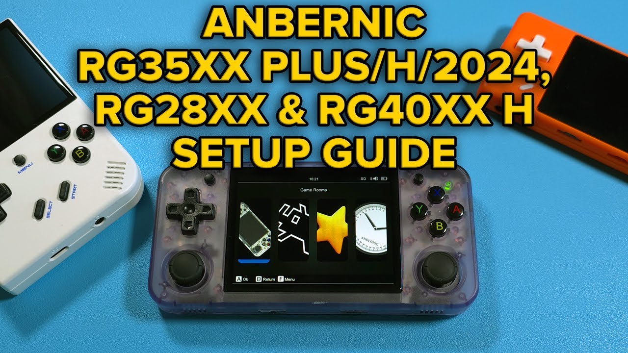 Anbernic RG35XX Plus/H/2024, RG28XX, RG40XX H/V Starter Setup Guide (Stock OS, Roms, Boxart, Tweaks)