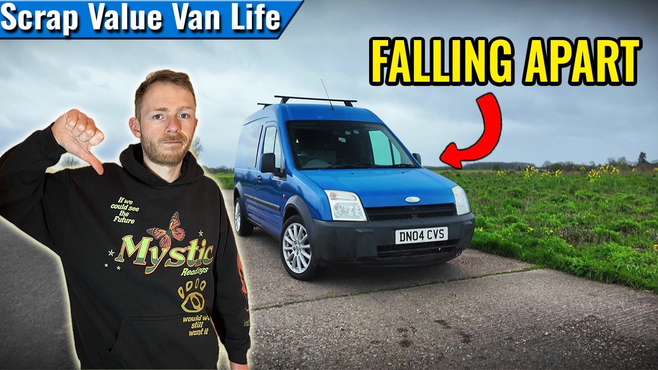 Наш недорогой автодом сопротивляется | Обновление Ford Transit Connect Camper за 380 фунтов стерл...