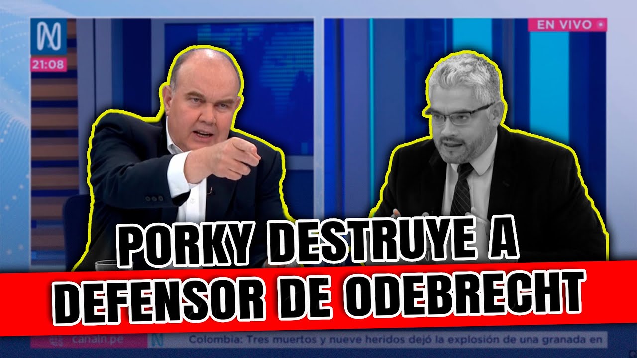 PORKY LE PLANTA CARA A PERIODISTA