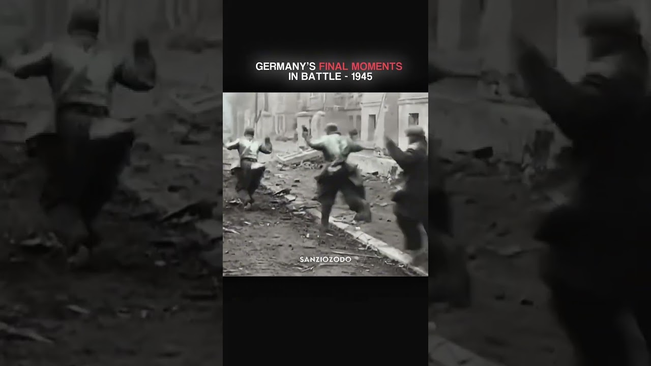 Germanys FINAL MOMENTS In 1945 😨 #shorts #ww2 #ww2edit