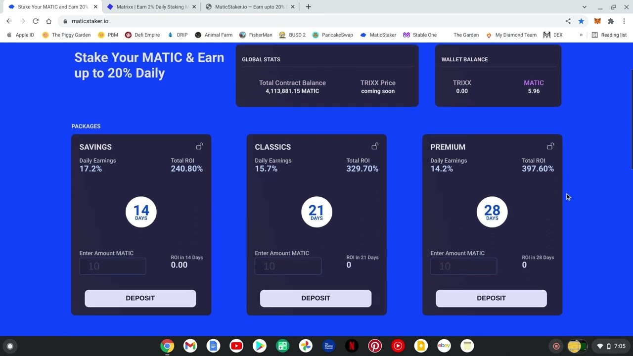 MaticStaker Review, The time is now, get in on TRIXX Token before its too late