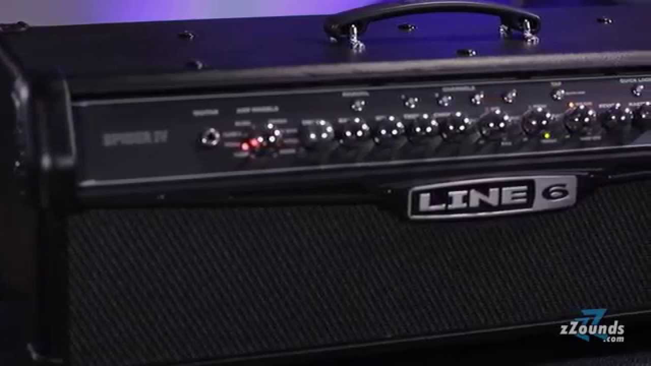 zZounds.com: Line 6 Spider IV HD150 Guitar Amplifier Head