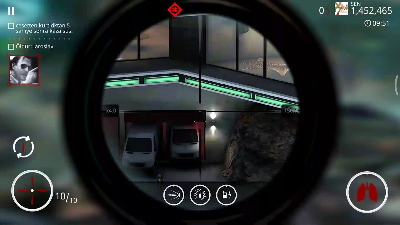Hitman Ajan 47 - Sniper - Cesetten Kurtulduktan 5 Saniye Sonra Kaza Süsü Ver