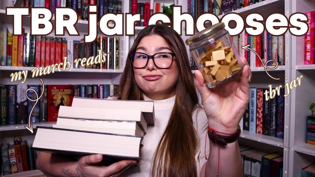 TBR prompt jar chooses my march reads! let's make a march TBR together 🌱✨📫