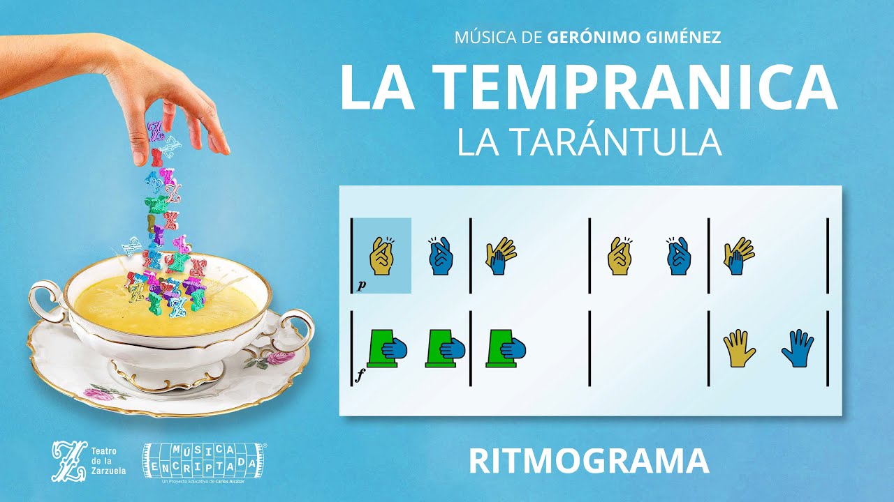 🕸️ La Tempranica | 🕷️ La Tar&aacute;ntula - Ritmograma | 👨&zwj;🏫 Zarzuela en el aula