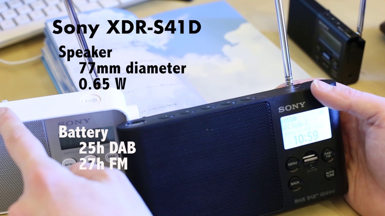 Сравнение различных радиоприемников Sony DAB+
