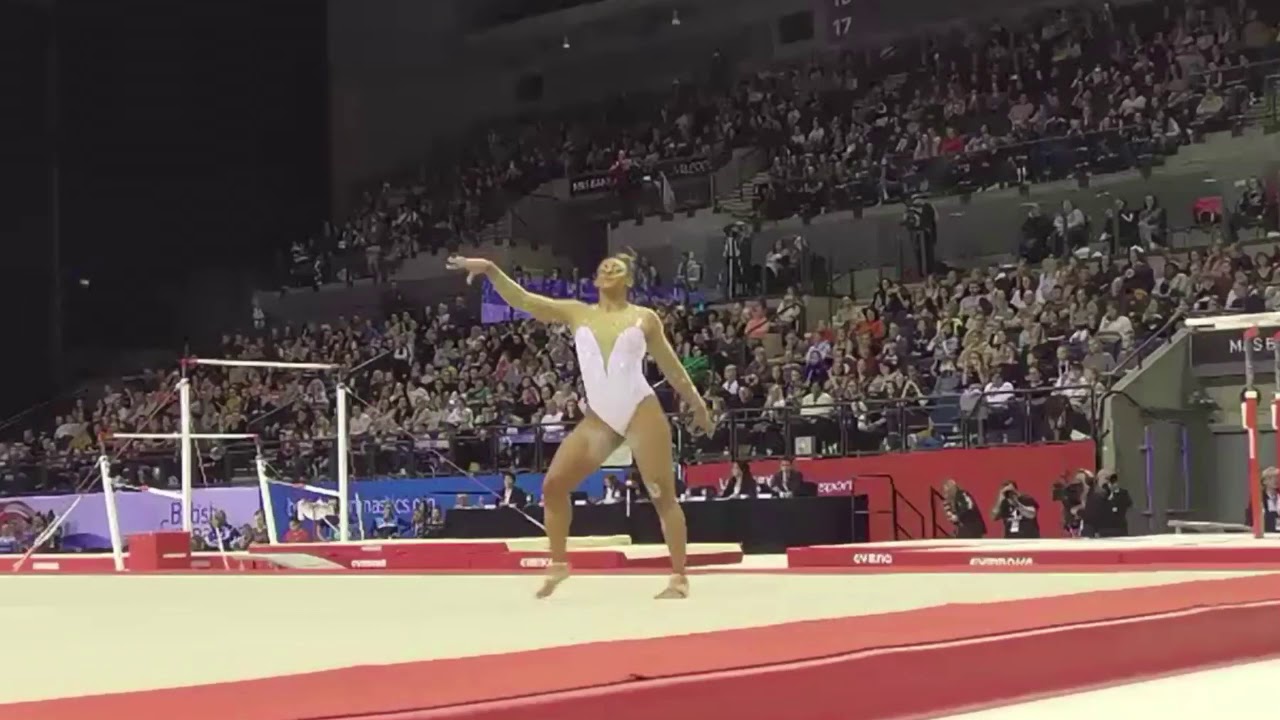 Ellie Downie Floor British Championships AA 2019