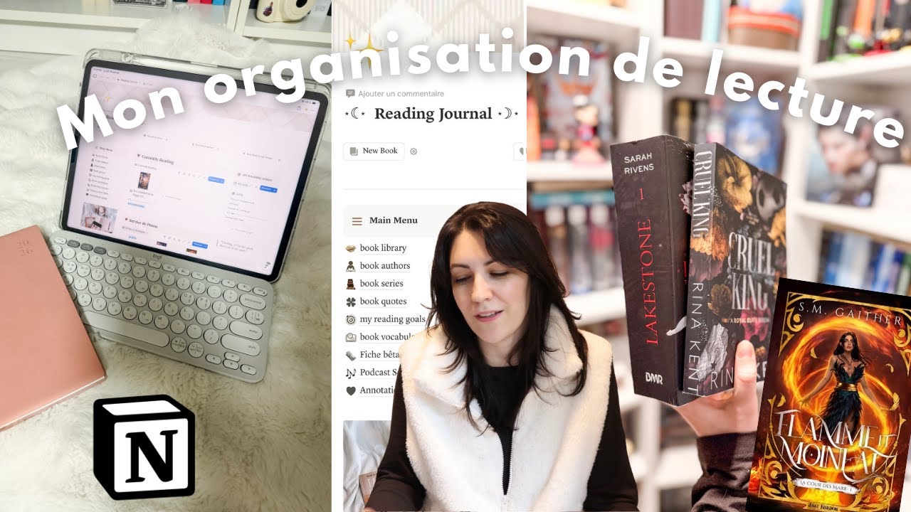 Je vous montre mon organisation lecture sur Notion ! 📚