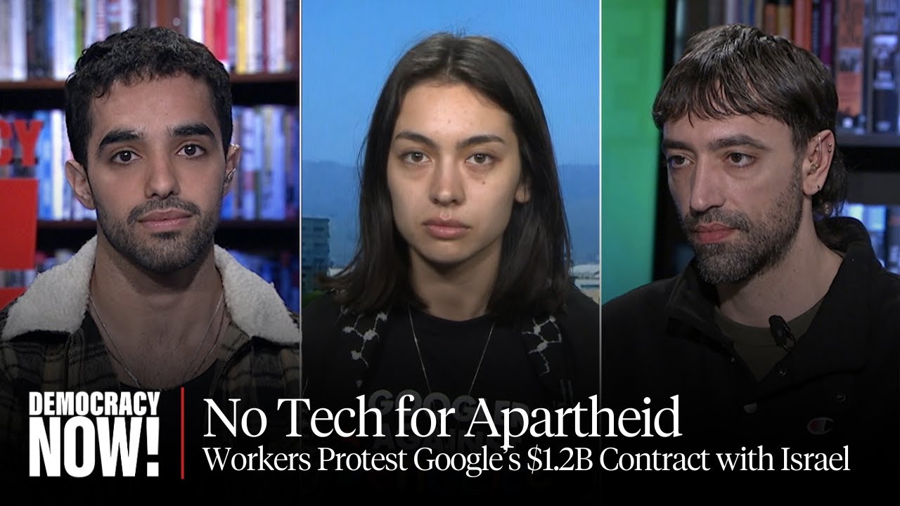 No Tech for Apartheid: Google Workers Arrested for Protesting Company’s $1.2B Contract with Israel