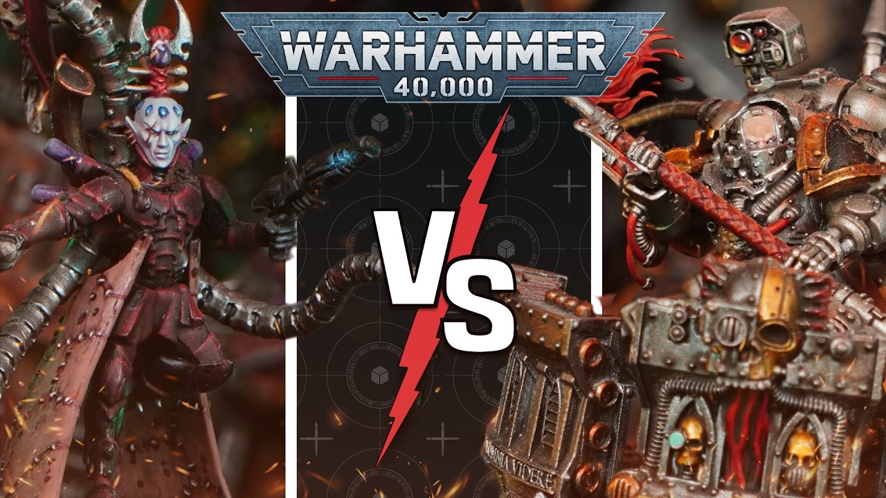 *4 PLAYER HEROHAMMER* Chaos Space Marines vs Drukhari | Warhammer 40k Battle Report