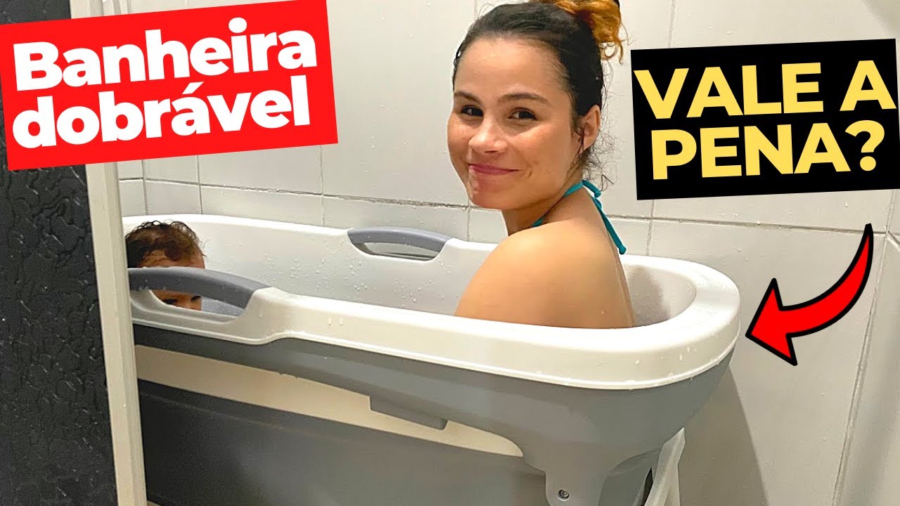 Banheira DOBRÁVEL extra GRANDE | Vale a Pena? Review