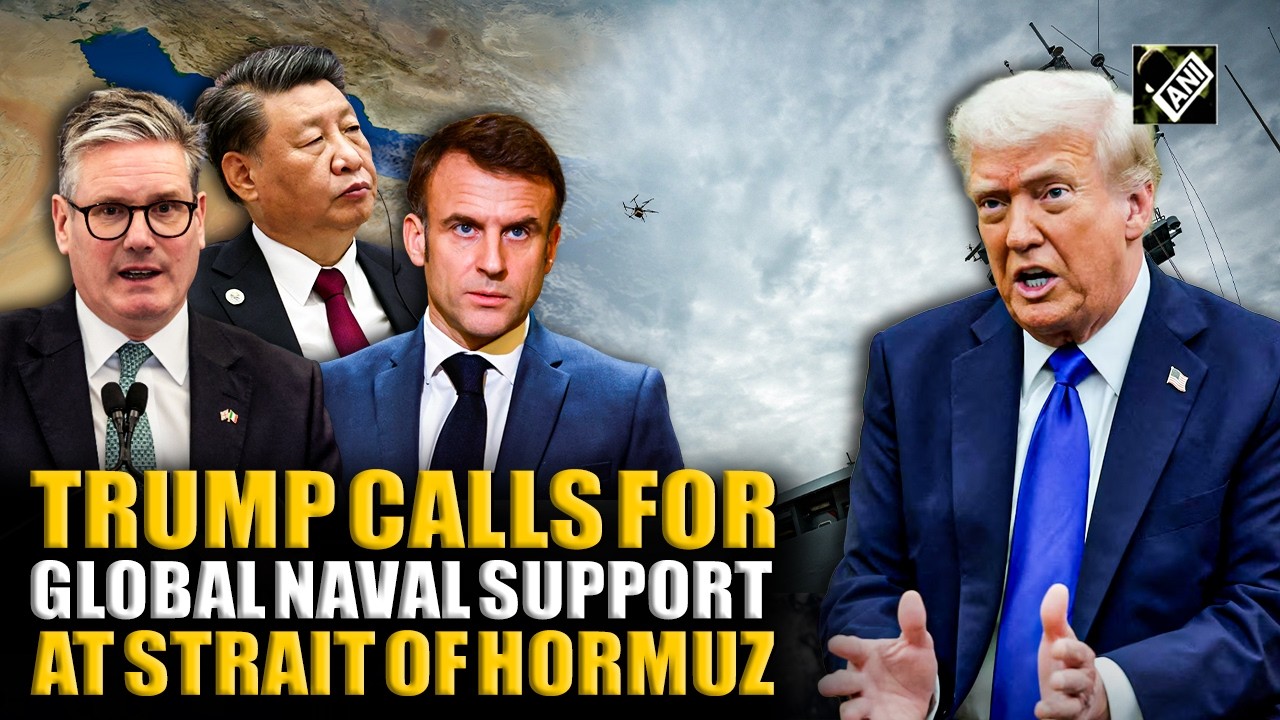 Trump says multiple countries, including US, will send warships to keep Hormuz Strait open
