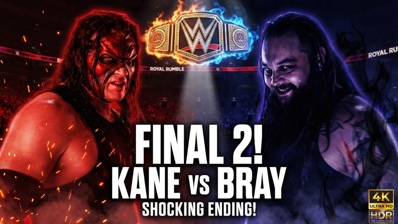 Kane Almost Won… But Bray Wyatt SHOCKED Everyone 😈 Royal Rumble | WWE 2K24