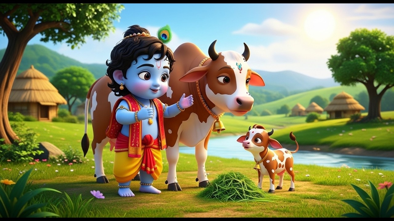 छोटी छोटी गैया - Choti Choti Gaiya Chote Chote Gwal | Krishna Bal Leela | Little Krishna Song