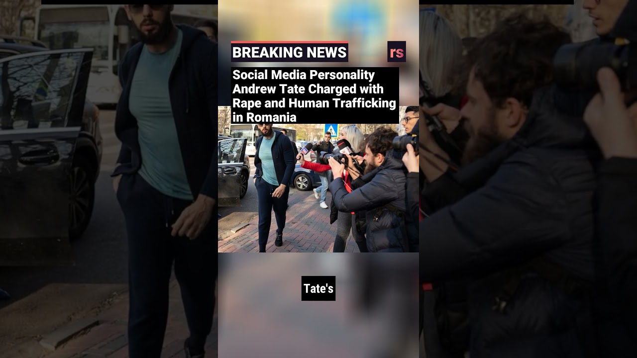 Social Media Personality Andrew Tate Charged with Rape and Human Trafficking in Romania