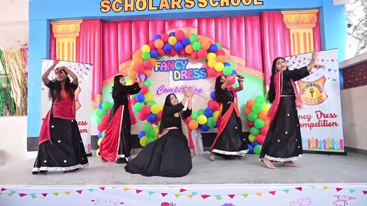 GROUP GIRLS DANCE PERFORMANCE for school event and competition.