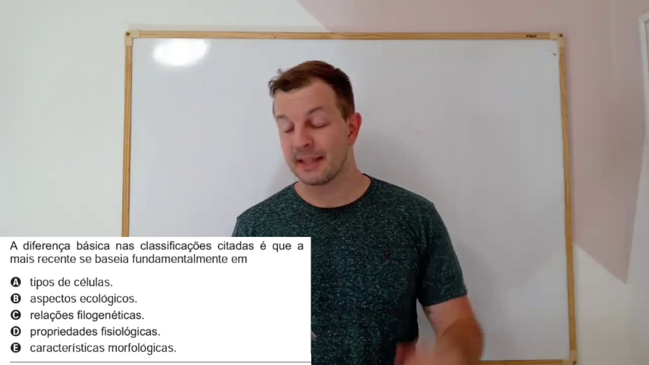 Classificação biológica - REINOS E DOMÍNIOS | Enem - 2017 |