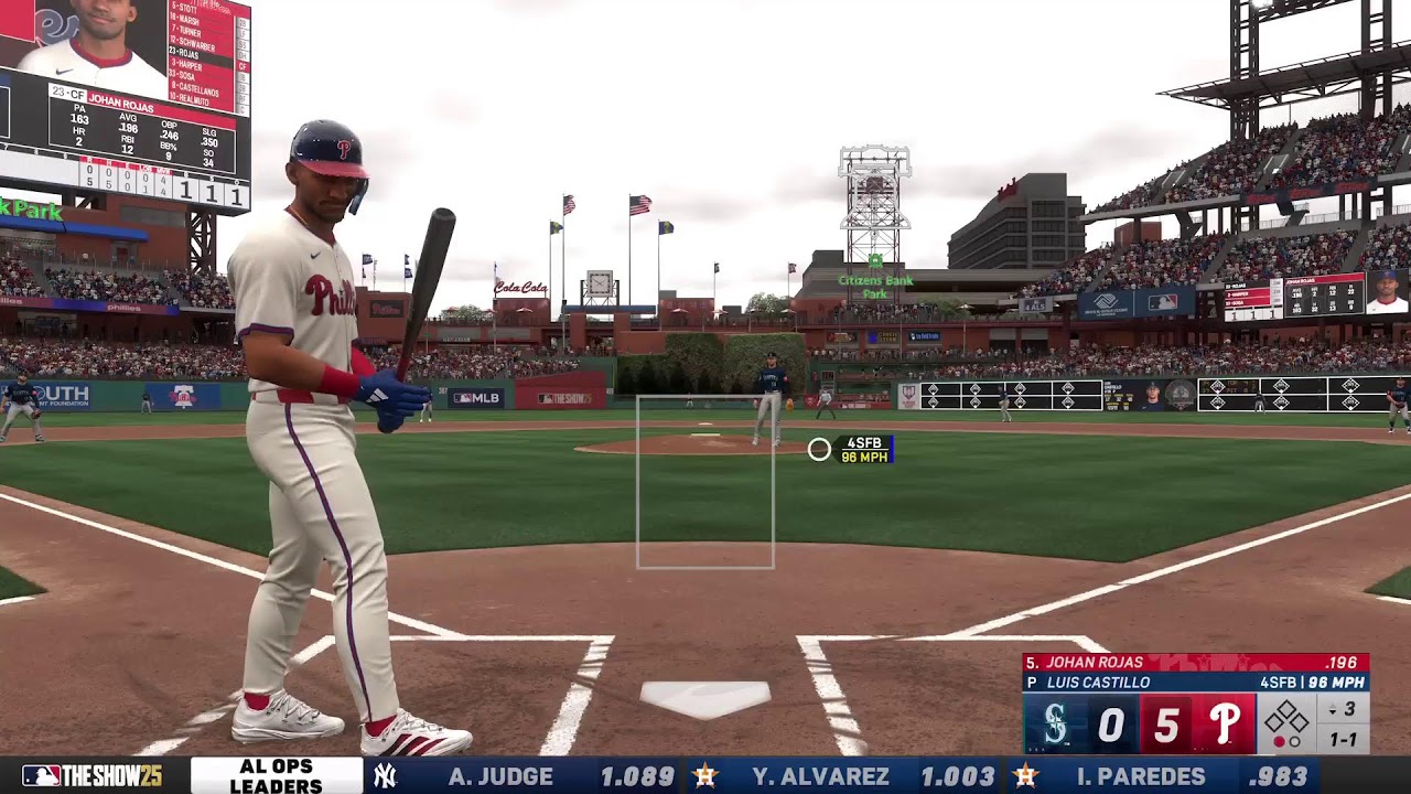 MLB 25 The Show Mariners @ Phillies Interleague