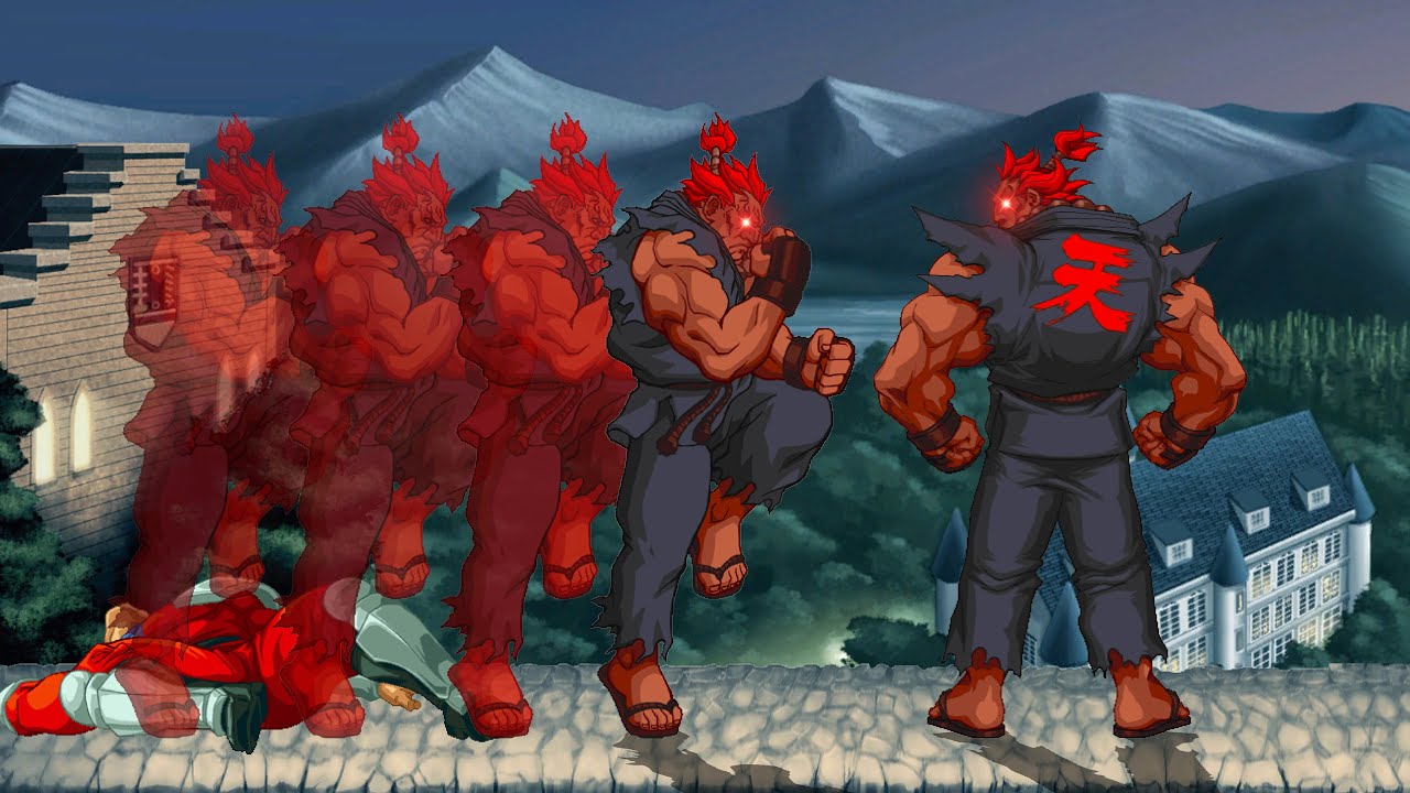 Evolution of Akuma's Shun Goku Satsu