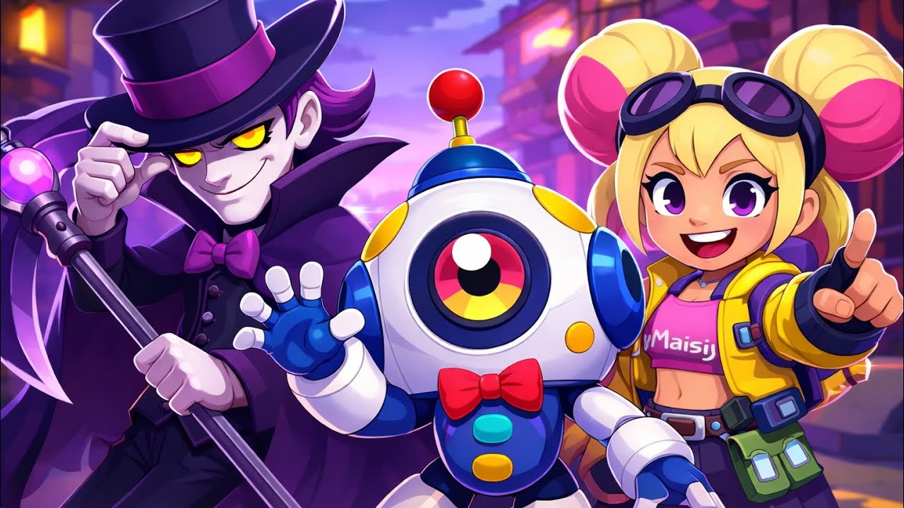 Je joue trois brawler différent