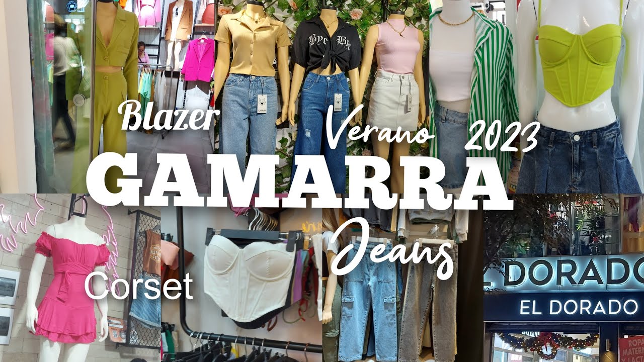 GALERIA EL DORADO EN GAMARRA, ROPA DE VERANO ,CORSET, BLAZER ,JEANS. #gamarra