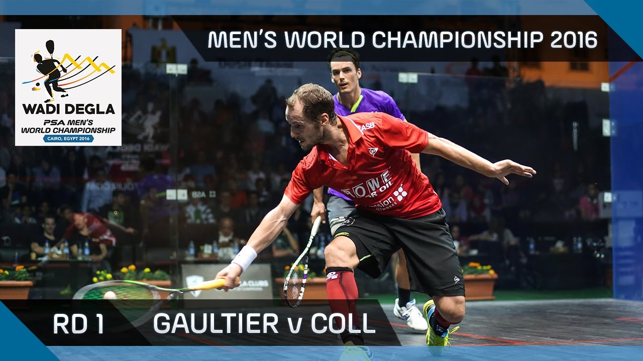 Squash: Gaultier v Coll - Men's World Championship 2016 Rd 1 Highlights