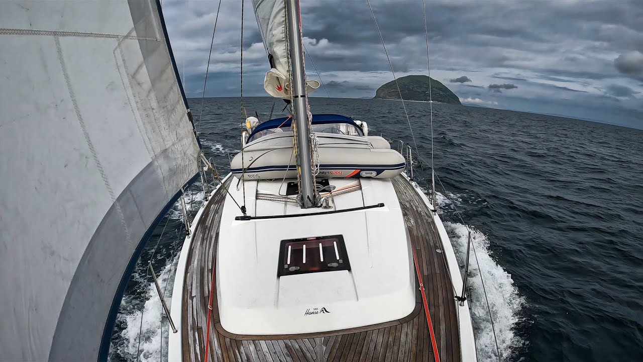 Single-handed sailing Scotland, around Ailsa Craig [Ep 18]