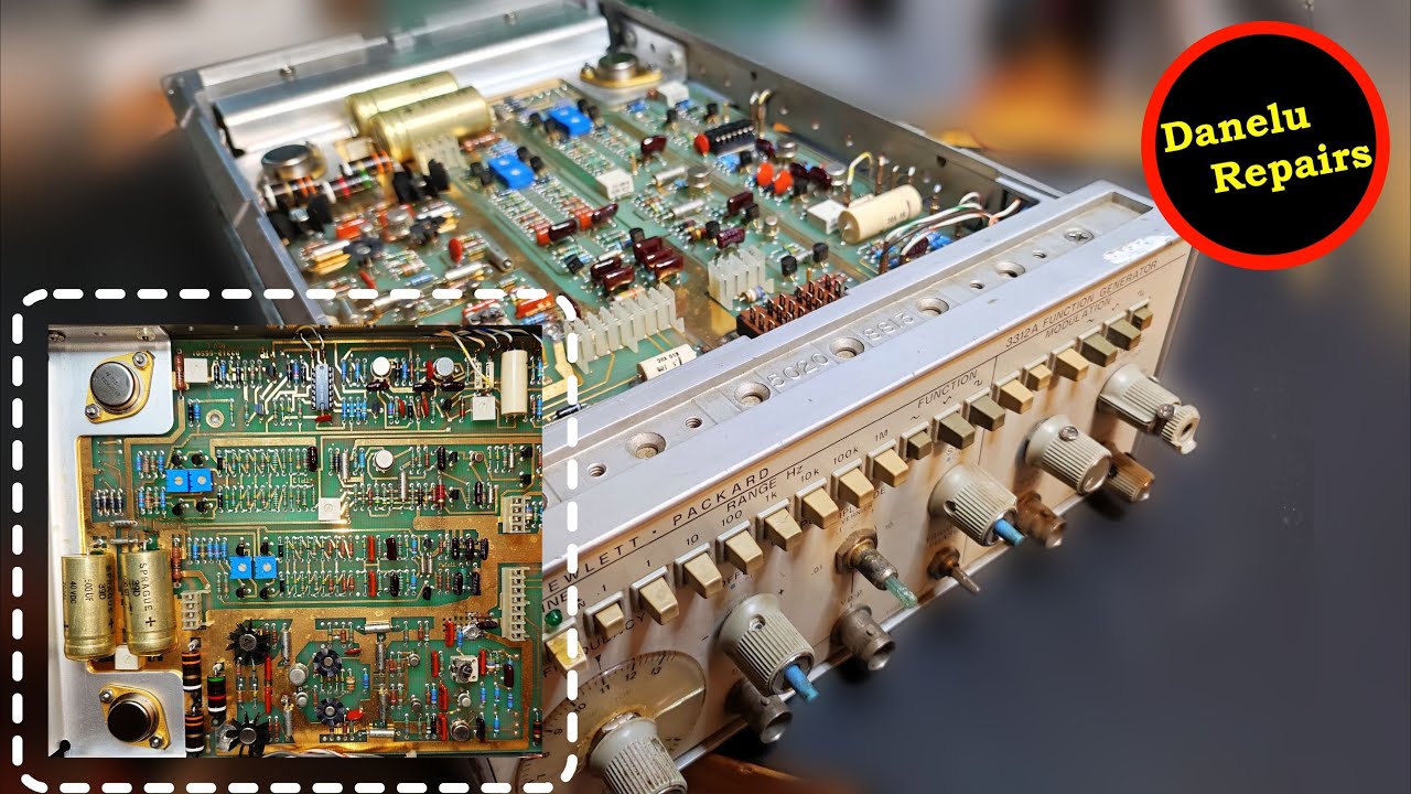 Hewlett-Packard 3312A Generator funcții - Demontare, inspecție și o mică reparație