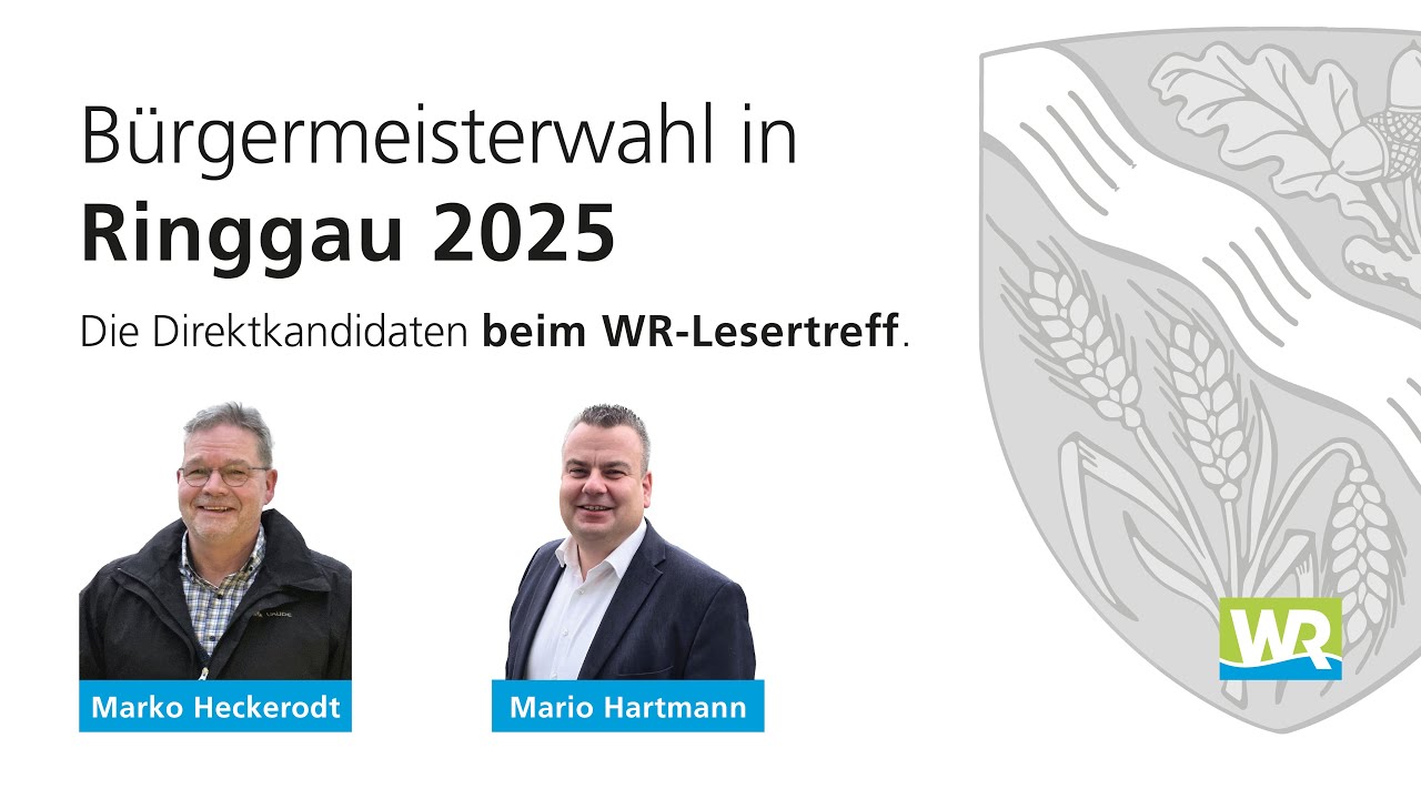 B&uuml;rgermeisterkandidaten-Duell in Ringgau 2025