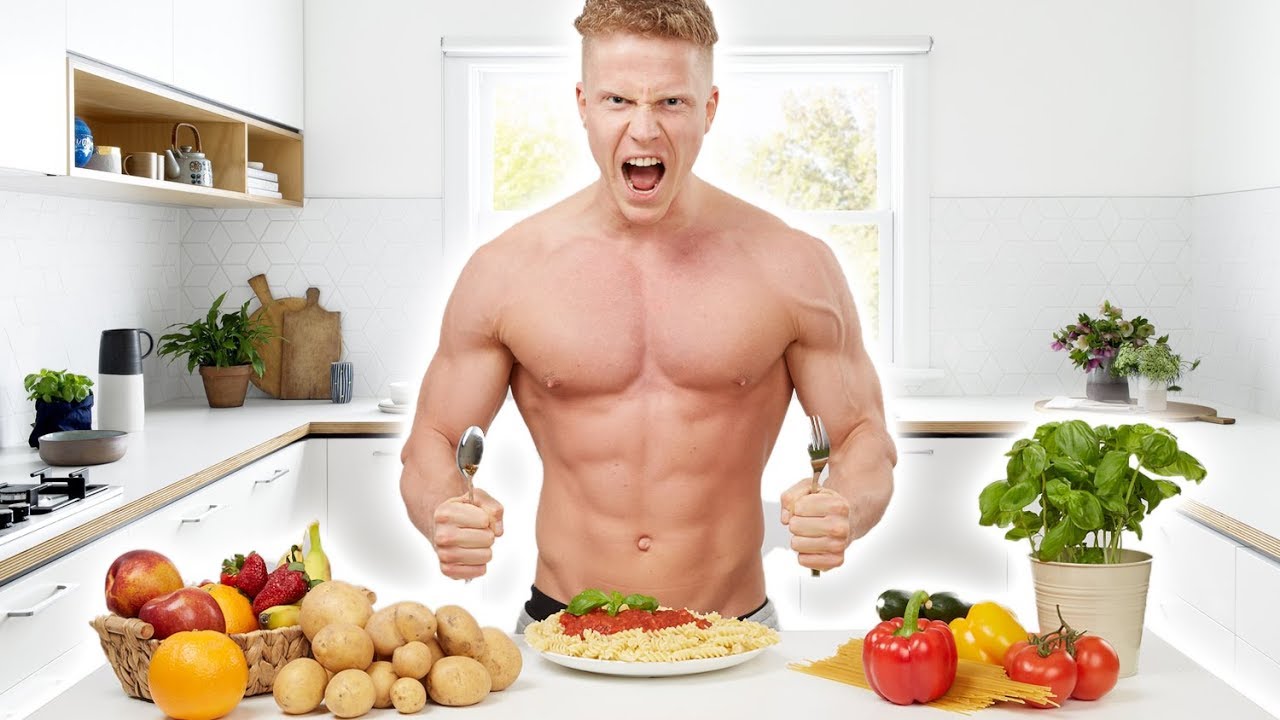 SO baust du MUSKELN AUF! FULL DAY OF EATING