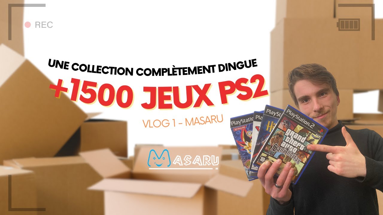 Une Collection complètement Dingue + 1500 jeux Playstation 2 (PS2) VLOG