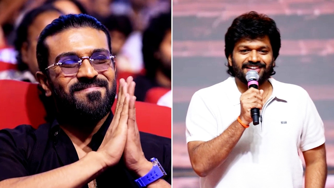 Anil Ravipudi Hilarious Speech at Peddi Mega Blockbuster Event | Chiranjeevi | Ram Charan