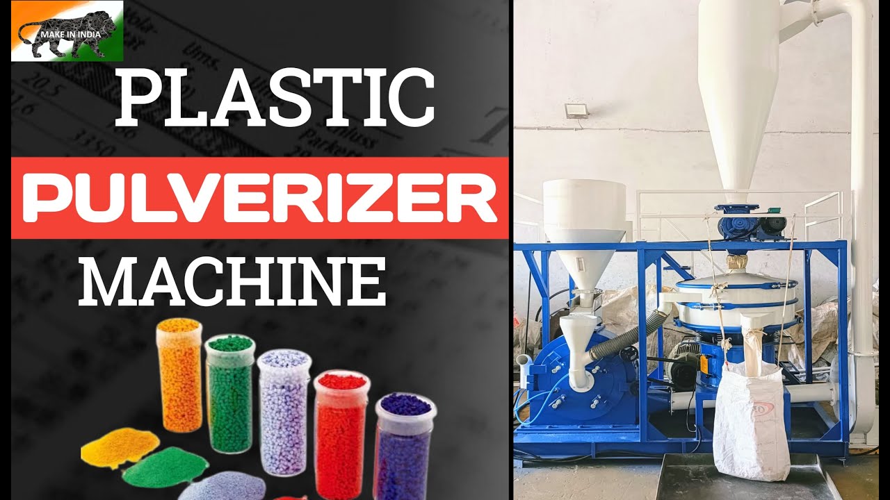 Plastic Pulverizer machine for LLDPE PVC PE HDPE all types plastic material by #vishnuengineering