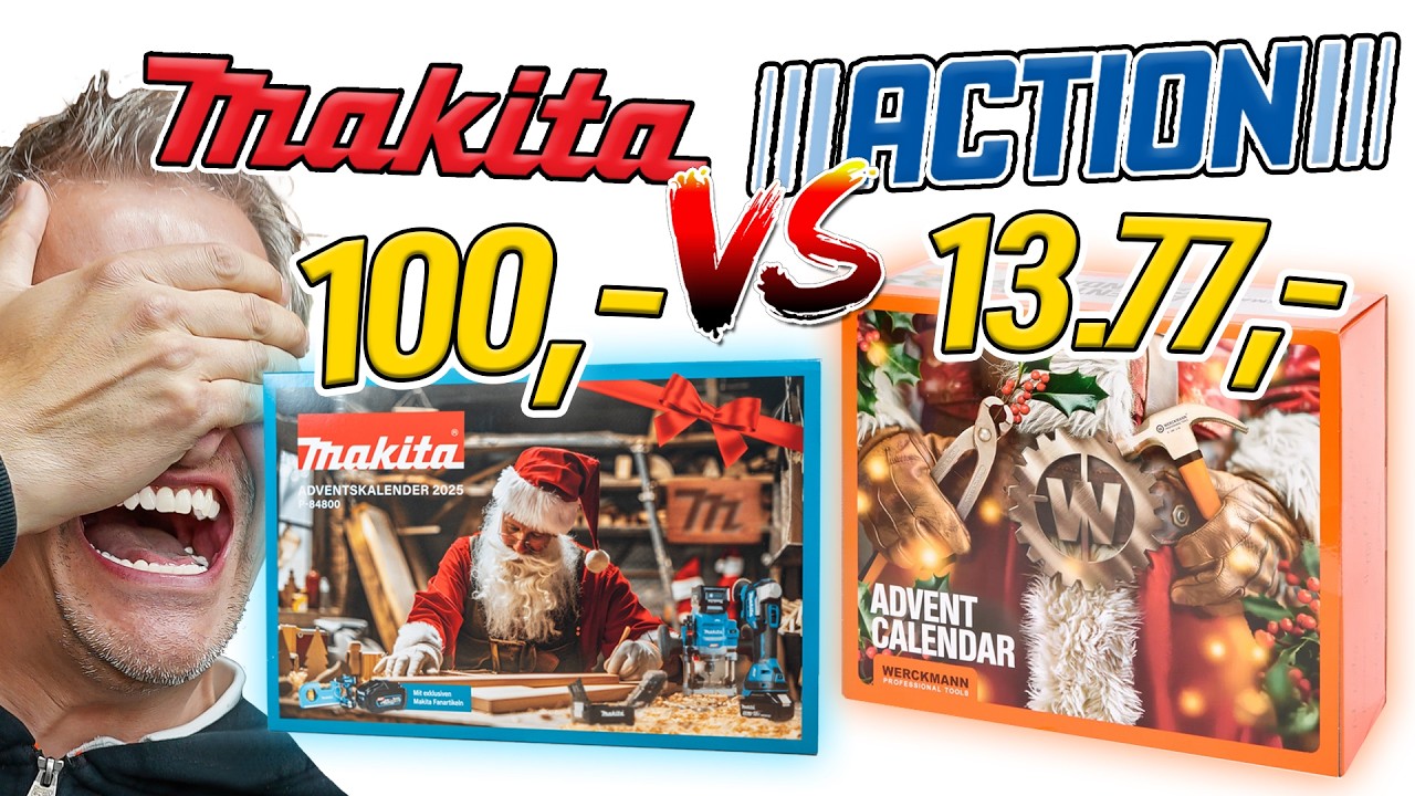 DAS CRAZY! MAKITA kopiert ACTION? WERKZEUG ADVENTSKALENDER 2025 | WERKZEUG NEWS 347