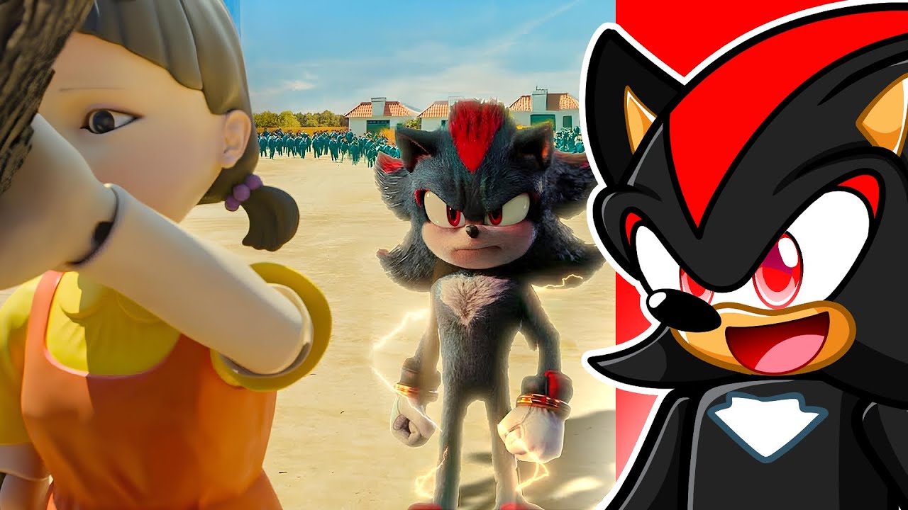 Shadow watches Shadow the Hedgehog in Squid Game?!