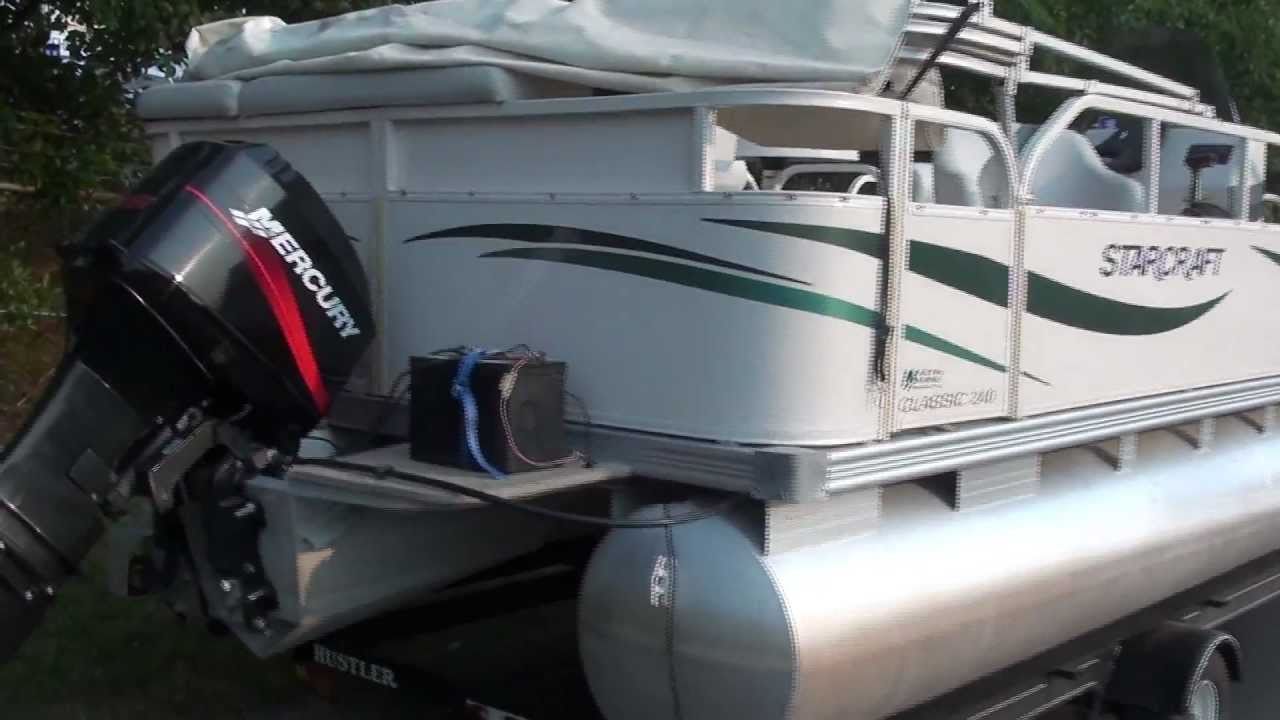 FOR SALE 2005 STARCRAFT 24ft PONTOON BOAT!!! MERCURY MOTOR STK# 11818S